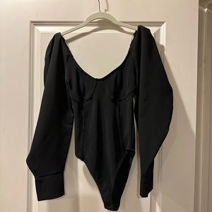 Zara balloon sleeve bodysuit, never worn